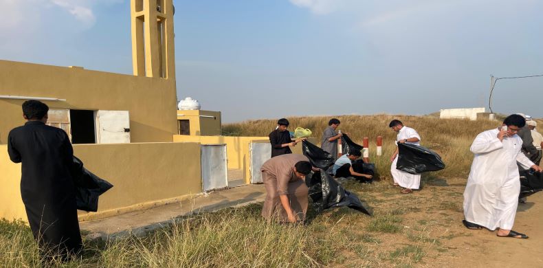 فرص تطوعية في جازان لإزالة التشوهات البصرية في ساحات  