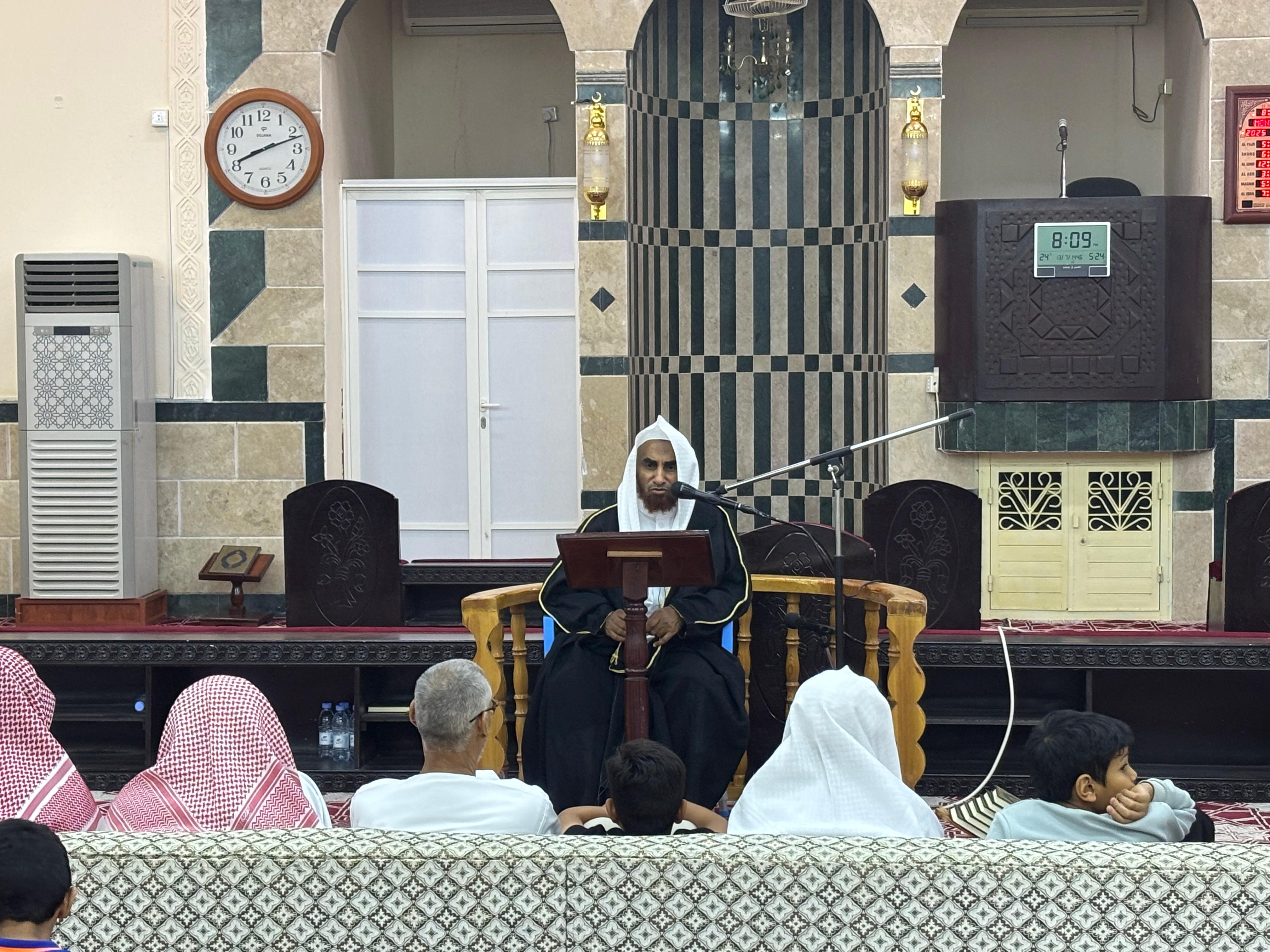 كلمة دعوية بجامع الطوال الأوسط بجازان 